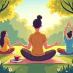 zdrowie psychiczne, nawyki codzienne, relaks, medytacja, joga, zrelaksowany, samopoczucie, równowaga, spokój, hobby, komfort,