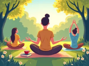 zdrowie psychiczne, nawyki codzienne, relaks, medytacja, joga, zrelaksowany, samopoczucie, równowaga, spokój, hobby, komfort,