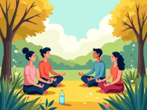 wellness, zdrowie, codzienny styl życia, medytacja, rozciąganie, nawodnienie, relaks, zdrowe nawyki, bezpłatne praktyki, moty