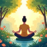 zdrowie psychiczne, mindfulness, relaks, równowaga emocjonalna, medytacja, naturalne otoczenie, spokój, trendy stylu życia, o