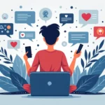 media społecznościowe, zdrowie psychiczne, technologia, smartfony, sieć, notifications, relacje, stres, radość, izolacja, psy